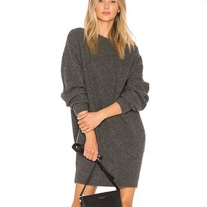 Theory Rib Cocoon Dress Wool Blend